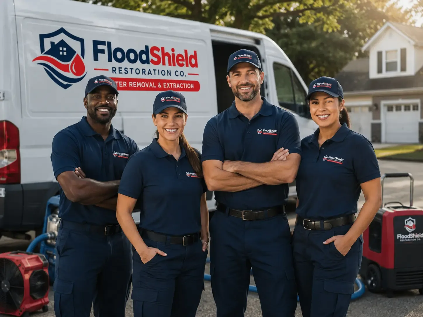 Flood Damage Restoration company in Bannock, OH
